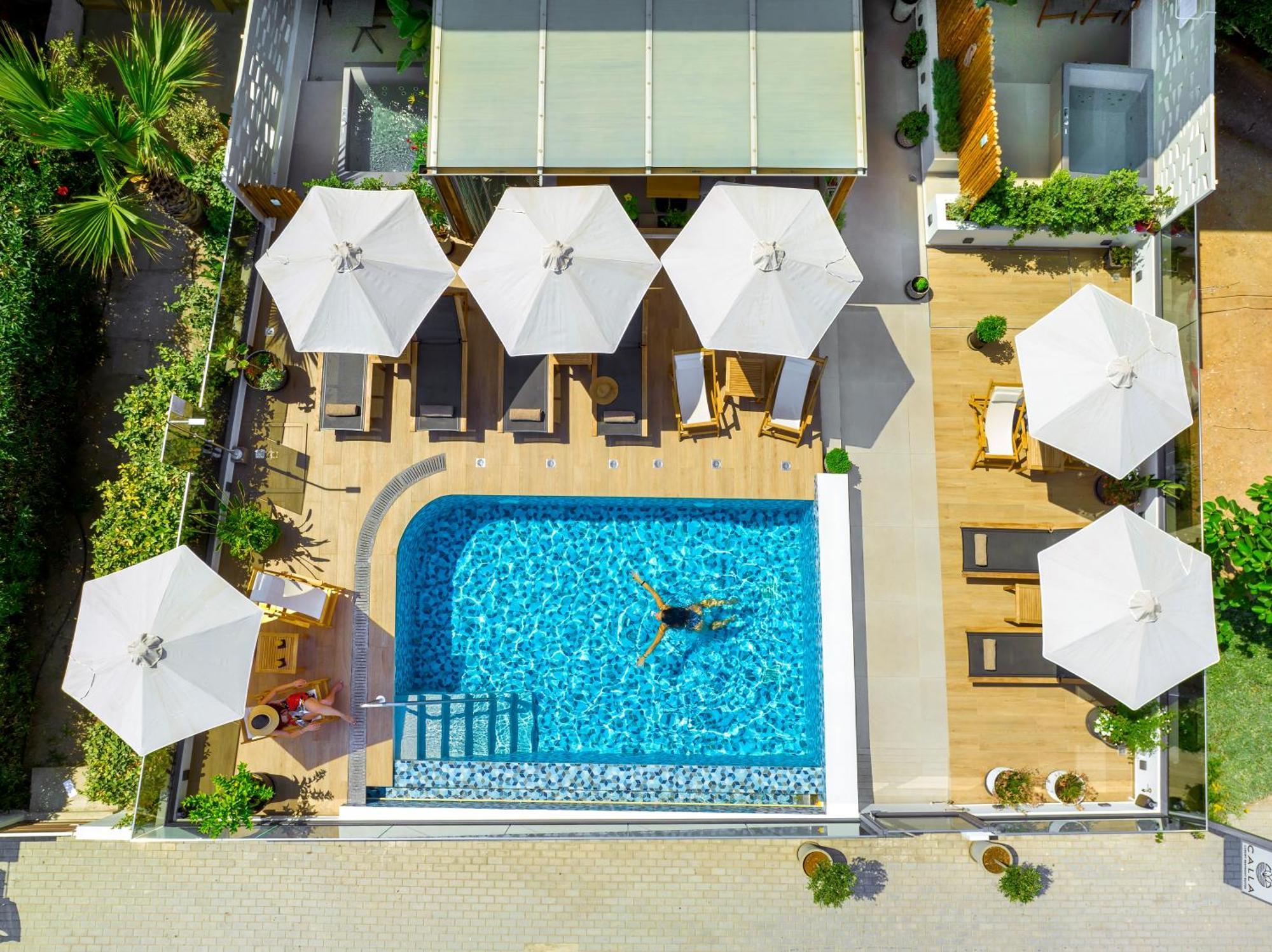 Calla Luxury Seafront Suites Rethymno Exterior foto